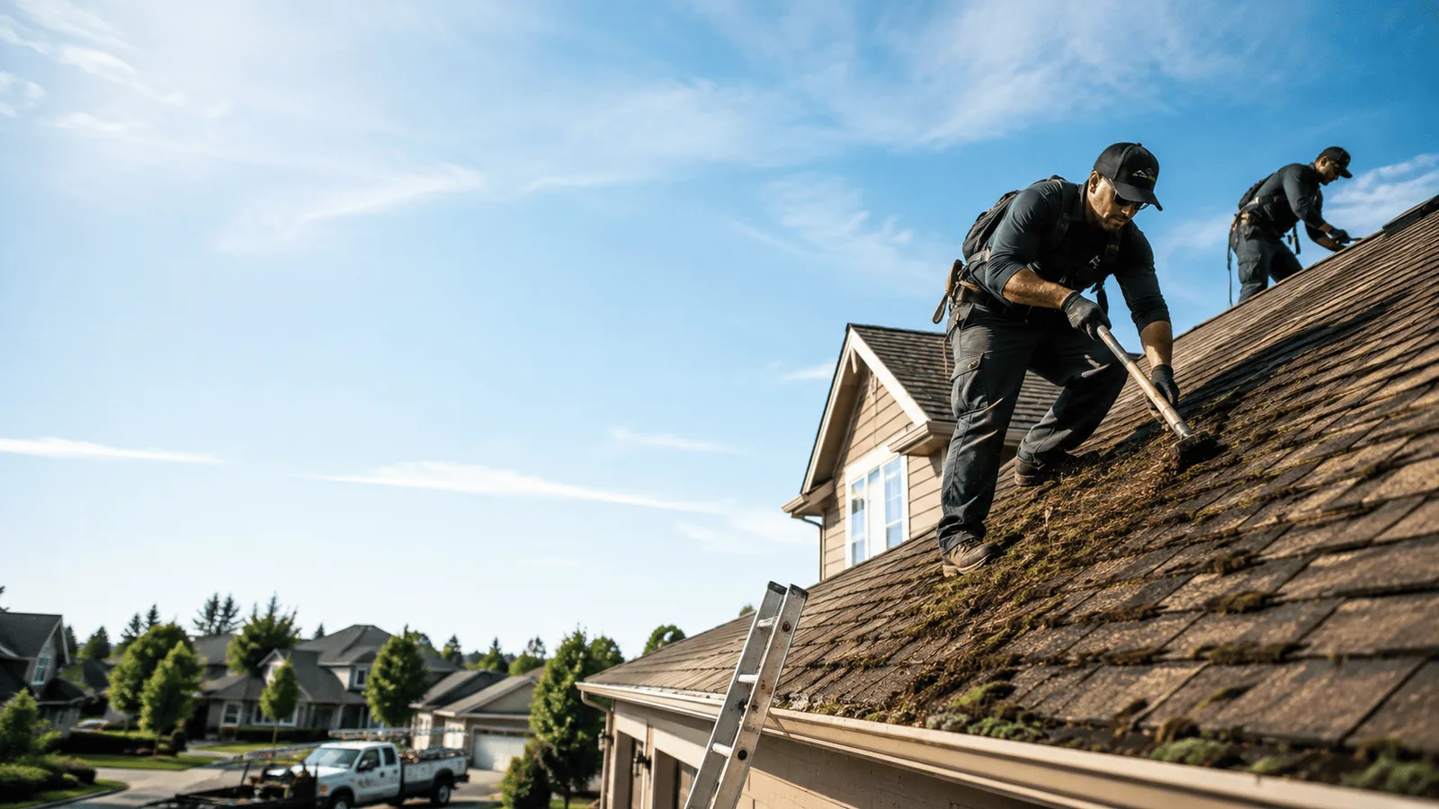 Roof Moss Removal in Henriette, MN near me